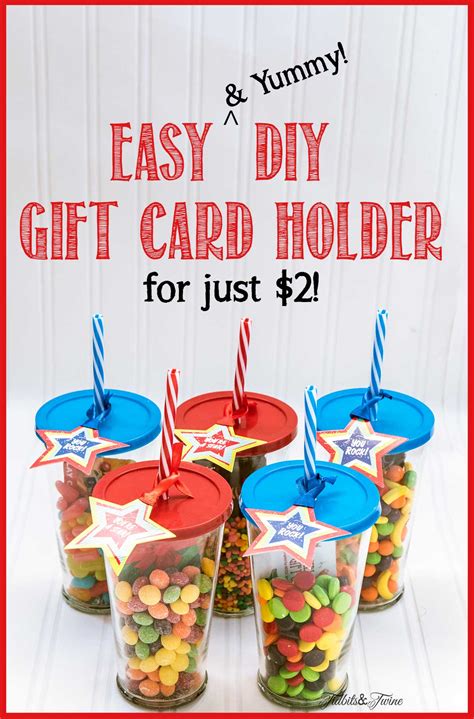 plastic gift card holders.